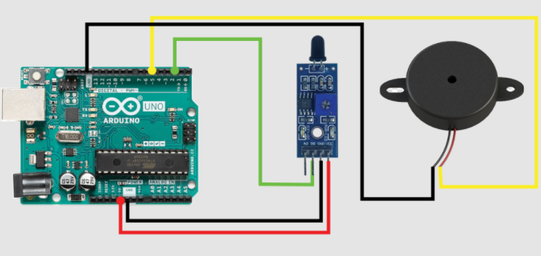 Fire Detection And Alarm System Using Arduino 0063
